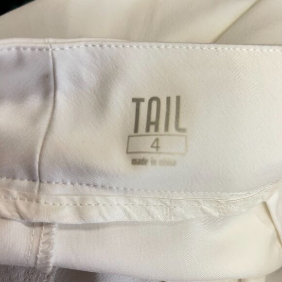 Tail Activewear Chalk White Classic High Rise Golf Shorts Size 4 - Picture 7 of 13